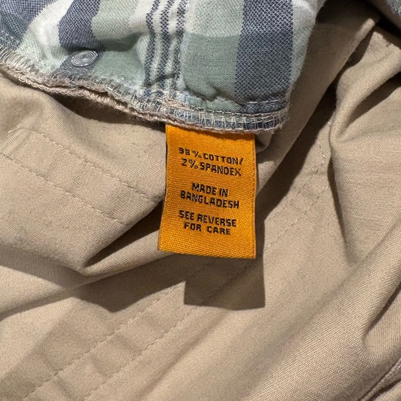 Tailor Vintage Stretch Twill 5 Pocket Summer Beige Pants, 36 x 32 - Picture 6 of 12